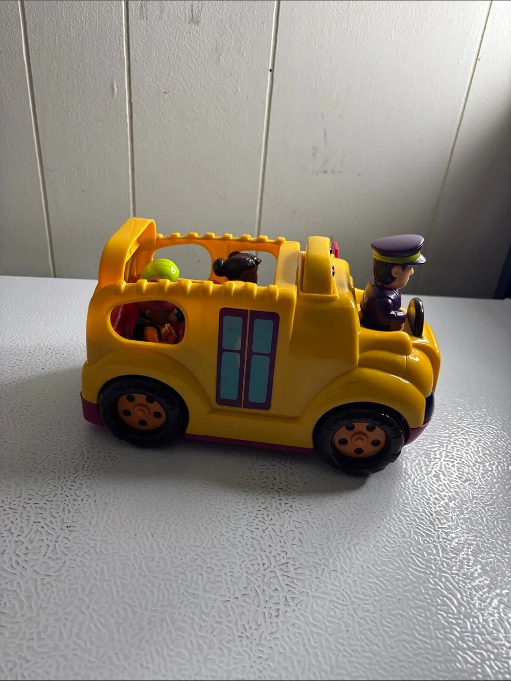 Boogie Bus Yellow Kids Toy Bus with Figures